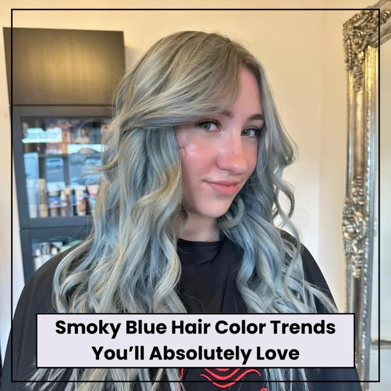 Smoky Blue Hair Color
