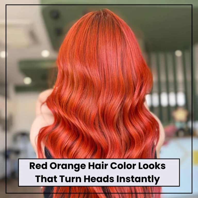 Red Orange Hair Color